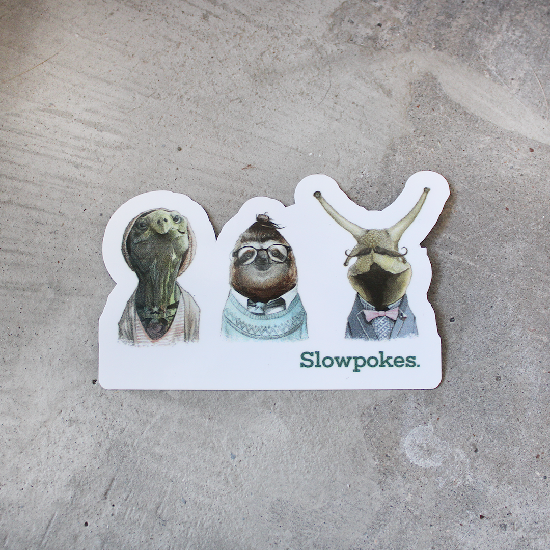 Slowpokes Mascots Sticker