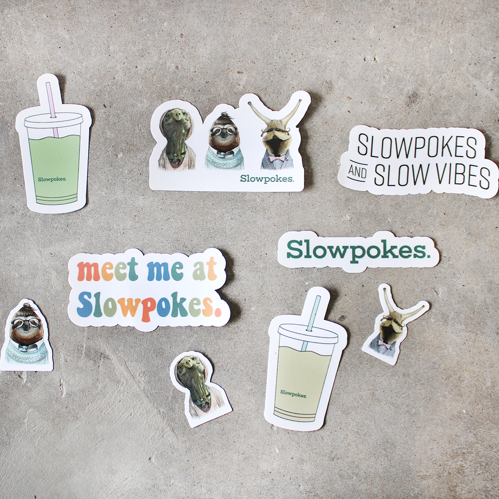 Slowpokes and Slow Vibes Sticker